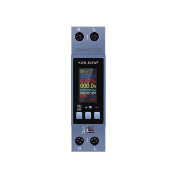 BMAC WiFi Ασφαλειοδιακόπτης 1P 40A με LCD οθόνη ενδειξεων και αισθητηρα θερμοκρασίας- DV2GR BMAC WiFi Ασφαλειοδιακόπτης 1P 40A με LCD οθόνη ενδειξεων και αισθητηρα θερμοκρασίας- DV2GR