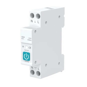 BMAC WiFi Ασφαλειοδιακόπτης 1P 63A με Ένδειξη Κατανάλωσης Ρεύματος-Θερμοκρασίας - BMC1NKL BMAC WiFi Ασφαλειοδιακόπτης 1P 63A με Ένδειξη Κατανάλωσης Ρεύματος-Θερμοκρασίας - BMC1NKL