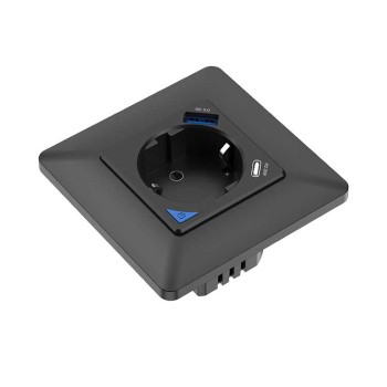 BMC Smart WiFi Πρίζα Τοίχου 16A με Θύρες USB A και USB C με ένδειξη κατανάλωσης ρευματος  -PD-20B BMC Smart WiFi Πρίζα Τοίχου 16A με Θύρες USB A και USB C με ένδειξη κατανάλωσης ρευματος  -PD-20B