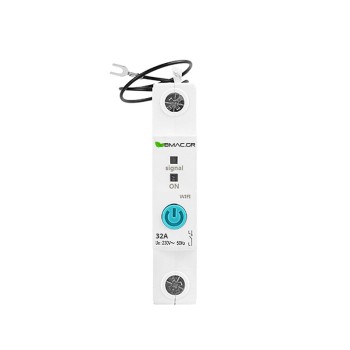 BMAC WiFi Ασφαλειοδιακόπτης 1P 63A με Ένδειξη Κατανάλωσης Ρεύματος, Συμβατό με Συσκευές Sonoff - OPCBC1 BMAC WiFi Ασφαλειοδιακόπτης 1P 63A με Ένδειξη Κατανάλωσης Ρεύματος, Συμβατό με Συσκευές Sonoff - OPCBC1