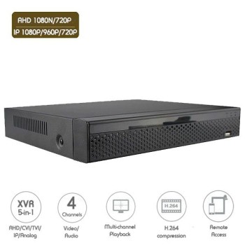 BMC 4κάναλο XVR Υβριδικό Καταγραφικό HD 5-σε-1- BMCXVR2004D BMC 4κάναλο XVR Υβριδικό Καταγραφικό HD 5-σε-1- BMCXVR2004D