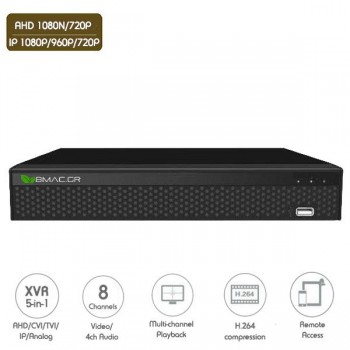 BMC 8κάναλο XVR Υβριδικό Καταγραφικό HD 5-σε-1- BMC2008D BMC 8κάναλο XVR Υβριδικό Καταγραφικό HD 5-σε-1- BMC2008D