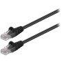 Καλώδιο δικτύου CAT 5e U/UTP patchcable 1m σε μαύρο χρώμα - 68644
