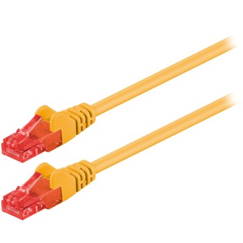Καλώδιο δικτύου CAT 6 U/UTP patchcable 1m σε κίτρινο χρώμα - 68438