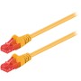 Καλώδιο δικτύου CAT 6 U/UTP patchcable 1m σε κίτρινο χρώμα - 68438