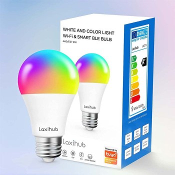 Laxihub Smart WiFi-Bluetooth LED Λάμπα RGBW E27 9W Laxihub Smart WiFi-Bluetooth LED Λάμπα RGBW E27 9W