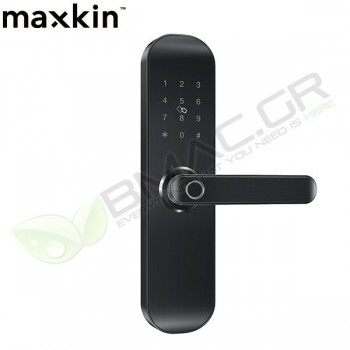 Maxkin Smart WiFi Κλειδαριά με κωδικό, αποτύπωμα, μπρελόκ και εφαρμογή ιδανικό για Airbnb -E202 Maxkin Smart WiFi Κλειδαριά με κωδικό, αποτύπωμα, μπρελόκ και εφαρμογή ιδανικό για Airbnb -E202