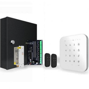 Maxkin WiFi/GSM Ασύρματο Σύστημα Συναγερμού με 16 ενσύρματες ζώνες με τεχνολογία FHSS -  T1-R1 Maxkin WiFi/GSM Ασύρματο Σύστημα Συναγερμού με 16 ενσύρματες ζώνες με τεχνολογία FHSS -  T1-R1