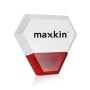 Maxkin  Ασύρματη Σειρήνα Εξωτερικού Χώρου 115 dB- WS-901PLUS Maxkin  Ασύρματη Σειρήνα Εξωτερικού Χώρου 115 dB- WS-901PLUS