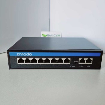 Zmodo 8κάναλο sPoE Repeaterμε 2 RJ45 uplink θύρες (NEO)- BS-0004 Zmodo 8κάναλο sPoE Repeaterμε 2 RJ45 uplink θύρες (NEO)- BS-0004