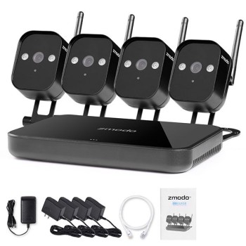 NVR ΣΕΤ 4κάναλο με 4 IP WiFi Αδιάβροχες Κάμερες 720p - KW1001-04 NVR ΣΕΤ 4κάναλο με 4 IP WiFi Αδιάβροχες Κάμερες 720p - KW1001-04