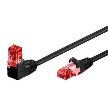 GOOBAY καλώδιο U/UTP CAT6, γωνιακό, CCA AWG 25/7, 5m, μαύρο- 51518 GOOBAY καλώδιο U/UTP CAT6, γωνιακό, CCA AWG 25/7, 5m, μαύρο- 51518