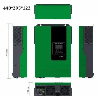 BMC Υβριδικός Inverter Αυτόνομων(OFF-GRID) Φωτοβολταϊκών 5.5kw- BM55P48 BMC Υβριδικός Inverter Αυτόνομων(OFF-GRID) Φωτοβολταϊκών 5.5kw- BM55P48