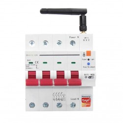 BMAC WiFi Circuit Breaker 4P MCB 63A with Energy Monitoring- BMC63DR