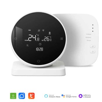 BMC WiFi Θερμοστάτης χώρου με αποσπώμενη βαση RF  και χειρισμό από smartphone - B7X1W BMC WiFi Θερμοστάτης χώρου με αποσπώμενη βαση RF  και χειρισμό από smartphone - B7X1W