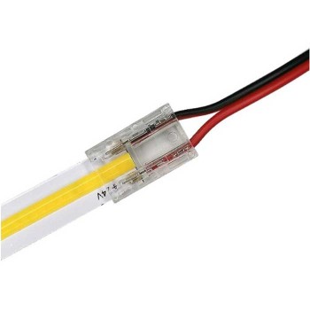 BMC  διάφανος συνδεσμος  για LED με καλώδιο παροχής COB 8mm - BCOBW8M BMC  διάφανος συνδεσμος  για LED με καλώδιο παροχής COB 8mm - BCOBW8M