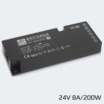 BMC CABINET DRIVER  24V 8.4A  200W 16εισ. φώτα 1x3pin - BMDR24200 BMC CABINET DRIVER  24V 8.4A  200W 16εισ. φώτα 1x3pin - BMDR24200