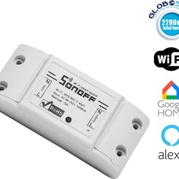 SONOFF WIFI SMART ΑΣΥΡΜΑΤΟΣ ΔΙΑΚΟΠΤΗΣ BASIC , 10A, ΛΕΥΚΟ SNF - BASIC SONOFF WIFI SMART ΑΣΥΡΜΑΤΟΣ ΔΙΑΚΟΠΤΗΣ BASIC , 10A, ΛΕΥΚΟ SNF - BASIC