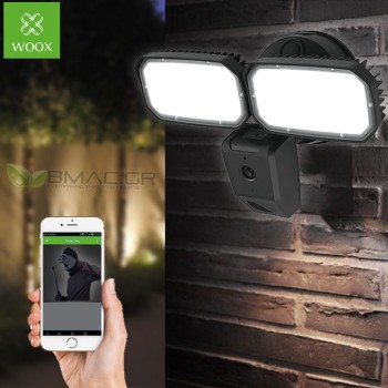 WOOX Smart WiFi FullHD κάμερα με 2 προβολείς 3000lm και σειρήνα 110db - R4076 WOOX Smart WiFi FullHD κάμερα με 2 προβολείς 3000lm και σειρήνα 110db - R4076