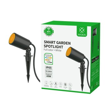 WOOX Smart WiFi Προβολέας Κήπου RGB και Λευκού Φωτισμού- R5147 WOOX Smart WiFi Προβολέας Κήπου RGB και Λευκού Φωτισμού- R5147