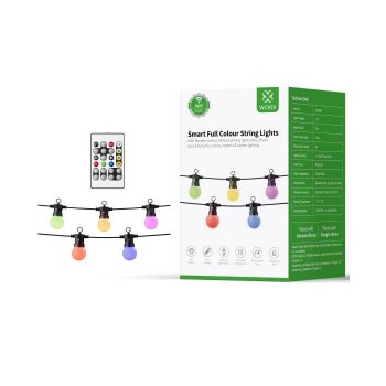 WOOX Smart LED WiFI RGB+CCT 10 Λάμπάκια 9μέτρα - R5195 WOOX Smart LED WiFI RGB+CCT 10 Λάμπάκια 9μέτρα - R5195