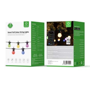 WOOX Smart LED WiFI RGB+CCT 10 Λάμπάκια 9μέτρα - R5195 WOOX Smart LED WiFI RGB+CCT 10 Λάμπάκια 9μέτρα - R5195