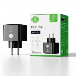 WOOX Smart Wi-Fi Matter Plug EU, Schucko with energy monitoring- R6169