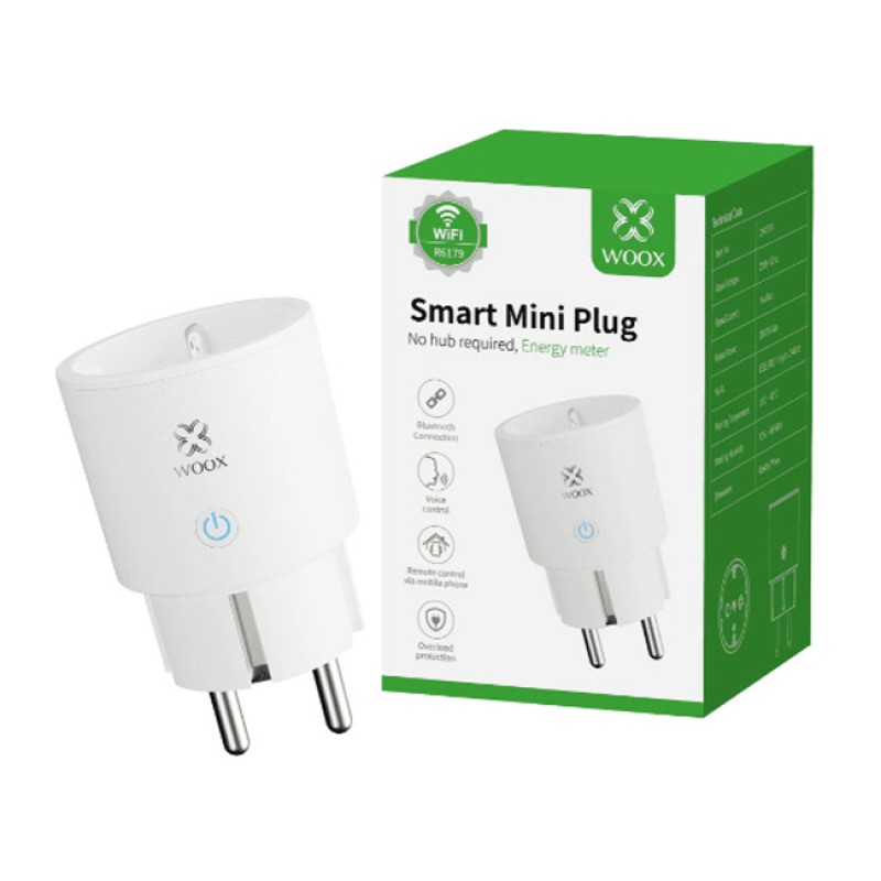 WOOX Smart Wi-Fi Πρίζα με Ένδειξη Κατανάλωσης Ρεύματος- R6179 WOOX Smart Wi-Fi Πρίζα με Ένδειξη Κατανάλωσης Ρεύματος- R6179