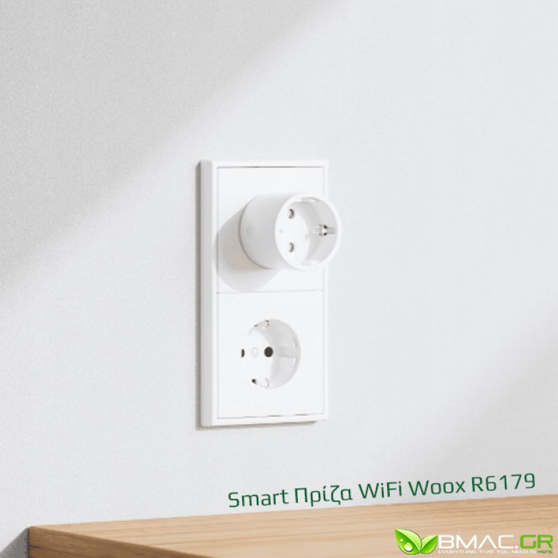 WOOX Smart Wi-Fi Πρίζα με Ένδειξη Κατανάλωσης Ρεύματος- R6179 WOOX Smart Wi-Fi Πρίζα με Ένδειξη Κατανάλωσης Ρεύματος- R6179