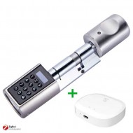 WOOX ZigBee κλειδαριά ασφαλείας με κωδικό, εφαρμογή και HUB R7070  - R7056 Bundle