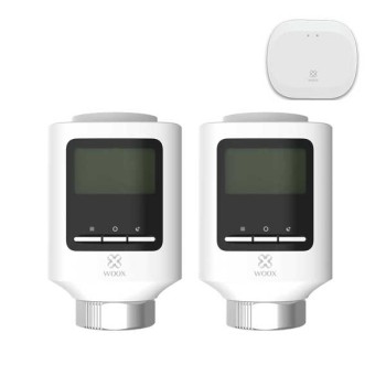 WOOX Zigbee 2 βάνες καλοριφέρ με Gateway (HUB)  - R7067 WOOX Zigbee 2 βάνες καλοριφέρ με Gateway (HUB)  - R7067