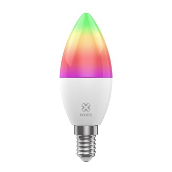 WOOX Smart LED WiFI RGBW 5W 470lm 2700K-6500K  Λάμπα E14 - R9075 WOOX Smart LED WiFI RGBW 5W 470lm 2700K-6500K  Λάμπα E14 - R9075