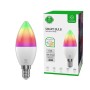 WOOX Smart LED WiFI RGBW 5W 470lm 2700K-6500K  Λάμπα E14 - R9075 WOOX Smart LED WiFI RGBW 5W 470lm 2700K-6500K  Λάμπα E14 - R9075