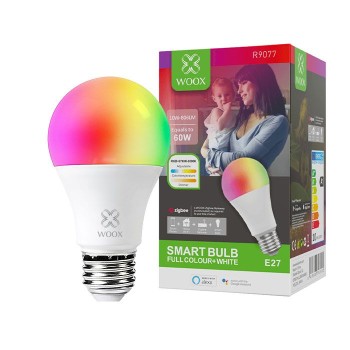 WOOX Smart RGB LED Zigbee Λάμπα 10W 806 lm E27 - R9077 WOOX Smart RGB LED Zigbee Λάμπα 10W 806 lm E27 - R9077